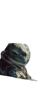 Alien On Lamborghini Vinyl Car Decal Sticker – Waterproof & UV-Resistant 8"