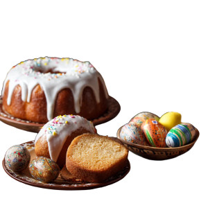 Traditional Easter Treats Vinyl Car Decal Sticker – Waterproof & UV-Resistant 8"