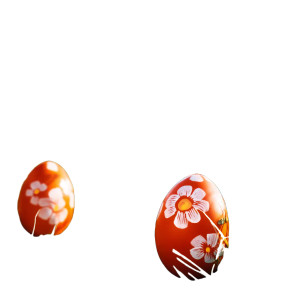 Decorated Easter Eggs Vinyl Car Decal Sticker – Waterproof & UV-Resistant 8"