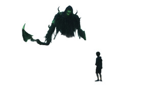 Grim Executioner Guardian Vinyl Car Decal Sticker – Waterproof & UV-Resistant 8"