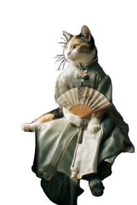 Calico Cat Qipao Vinyl Car Decal Sticker – Waterproof & UV-Resistant 8" Calico Cat Qipao Vinyl Car Decal Sticker – Waterproof & UV-Resistant 8"