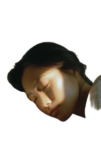 Peaceful Moonlit Sleep Vinyl Car Decal Sticker – Waterproof & UV-Resistant 8"