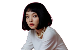 Sulli Portrait Vinyl Car Decal Sticker – Waterproof & UV-Resistant 8"