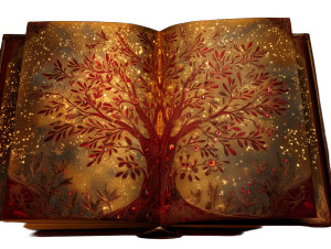 Mystical Rowan Grimoire Vinyl Car Decal Sticker – Waterproof & UV-Resistant 8"