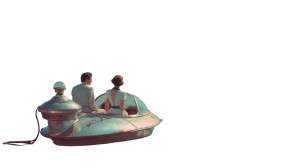 Retro-Futuristic Couple Vinyl Car Decal Sticker – Waterproof & UV-Resistant 8" Retro-Futuristic Couple Vinyl Car Decal Sticker – Waterproof & UV-Resistant 8"