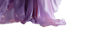 Ethereal Lilac Gown Vinyl Car Decal Sticker – Waterproof & UV-Resistant 8"