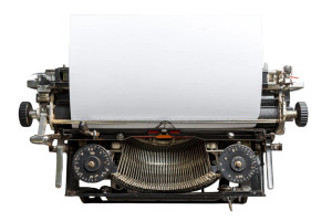 Old Typewriter Paper Vinyl Car Decal Sticker – Waterproof & UV-Resistant 8" Old Typewriter Paper Vinyl Car Decal Sticker – Waterproof & UV-Resistant 8"