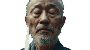 Meditating Elderly Man Vinyl Car Decal Sticker – Waterproof & UV-Resistant 8"