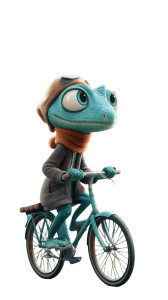 Lizard In Paris Vinyl Car Decal Sticker – Waterproof & UV-Resistant 8"