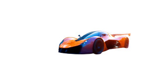Sleek Race Car V2 Vinyl Car Decal Sticker – Waterproof & UV-Resistant 8"