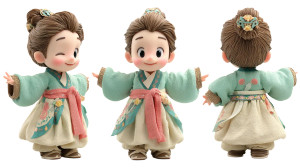 Chibi Hanbok Figure Vinyl Car Decal Sticker – Waterproof & UV-Resistant 8" Chibi Hanbok Figure Vinyl Car Decal Sticker – Waterproof & UV-Resistant 8"