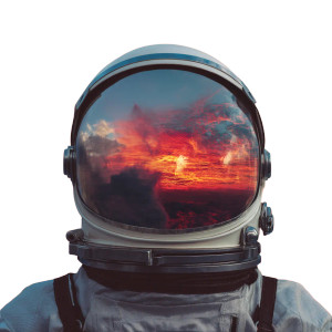 Astronaut'S Earth Reflection Vinyl Car Decal Sticker – Waterproof & UV-Resistant 8" Astronaut'S Earth Reflection Vinyl Car Decal Sticker – Waterproof & UV-Resistant 8"