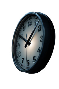 Modern Clock Vinyl Car Decal Sticker – Waterproof & UV-Resistant 8"