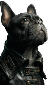 Muscular French Bulldog Vinyl Car Decal Sticker – Waterproof & UV-Resistant 8"