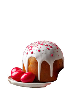 Traditional Easter Kulich Vinyl Car Decal Sticker – Waterproof & UV-Resistant 8"