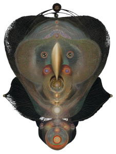 Psychedelic Angelic Metamorphosis Vinyl Car Decal Sticker – Waterproof & UV-Resistant 8"