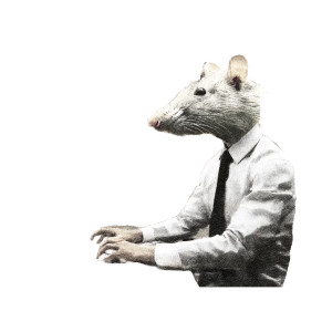 Rat-Man In Office Vinyl Car Decal Sticker – Waterproof & UV-Resistant 8"