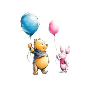 Winnie The Pooh V2 Vinyl Car Decal Sticker – Waterproof & UV-Resistant 8"