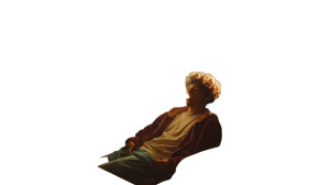Relaxing Young Man Vinyl Car Decal Sticker – Waterproof & UV-Resistant 8" Relaxing Young Man Vinyl Car Decal Sticker – Waterproof & UV-Resistant 8"