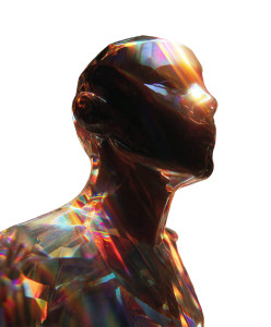 Crystalline Beings Vinyl Car Decal Sticker – Waterproof & UV-Resistant 8"