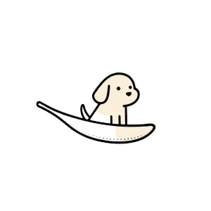 Golden Retriever Spoon Slide V2 Vinyl Car Decal Sticker – Waterproof & UV-Resistant 8"