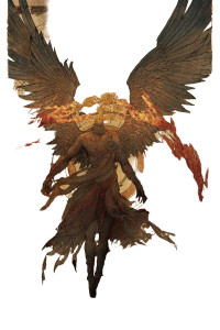 Celestial Angelic Entity Vinyl Car Decal Sticker – Waterproof & UV-Resistant 8"