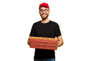 Cheerful Pizza Delivery Vinyl Car Decal Sticker – Waterproof & UV-Resistant 8" Cheerful Pizza Delivery Vinyl Car Decal Sticker – Waterproof & UV-Resistant 8"