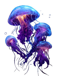 Neon Luminous Jellyfish Vinyl Car Decal Sticker – Waterproof & UV-Resistant 8" Neon Luminous Jellyfish Vinyl Car Decal Sticker – Waterproof & UV-Resistant 8"