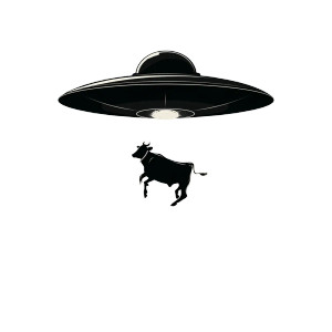 Cow Abducted By Ufo Vinyl Car Decal Sticker – Waterproof & UV-Resistant 8" Cow Abducted By Ufo Vinyl Car Decal Sticker – Waterproof & UV-Resistant 8"