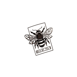 Bee Tattoo Vinyl Car Decal Sticker – Waterproof & UV-Resistant 8"