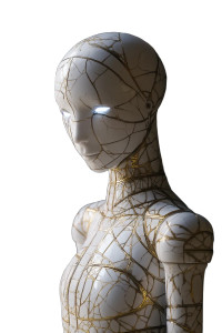 Porcelain Doll Figure Vinyl Car Decal Sticker – Waterproof & UV-Resistant 8"