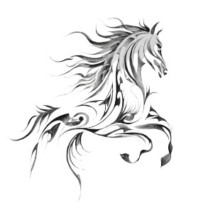 Picasso'S Egyptian Horse Vinyl Car Decal Sticker – Waterproof & UV-Resistant 8"