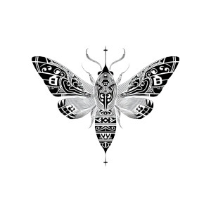 Mysterious Totem Moth Vinyl Car Decal Sticker – Waterproof & UV-Resistant 8" Mysterious Totem Moth Vinyl Car Decal Sticker – Waterproof & UV-Resistant 8"