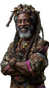 Rastaman Vinyl Car Decal Sticker – Waterproof & UV-Resistant 8"