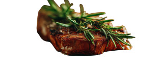 Juicy Steak Garnished Vinyl Car Decal Sticker – Waterproof & UV-Resistant 8"