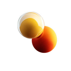 Floating Gradient Spheres Vinyl Car Decal Sticker – Waterproof & UV-Resistant 8"