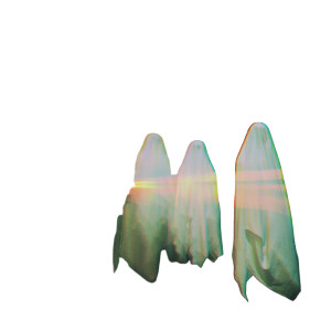 Glitch Ghosts Dawn Vinyl Car Decal Sticker – Waterproof & UV-Resistant 8"