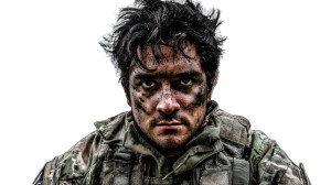 Battle-Hardened Soldier V2 Vinyl Car Decal Sticker – Waterproof & UV-Resistant 