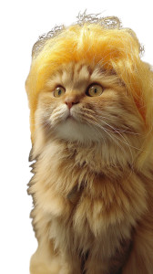 Golden Styled Cat Vinyl Car Decal Sticker – Waterproof & UV-Resistant 