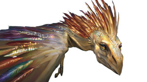 Rainbow Feathered Dragon Vinyl Car Decal Sticker – Waterproof & UV-Resistant 