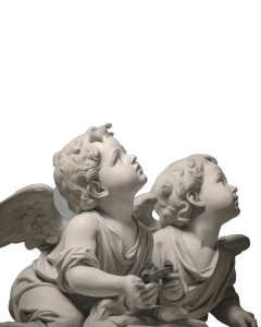 Cherubs And Drone Vinyl Car Decal Sticker – Waterproof & UV-Resistant 8"