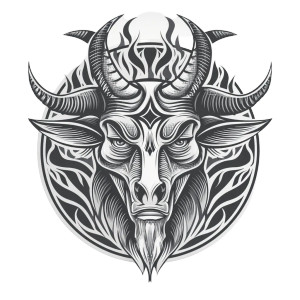 Rising Demon Vinyl Car Decal Sticker – Waterproof & UV-Resistant 8"