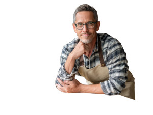 Smiling Woodworker Vinyl Car Decal Sticker – Waterproof & UV-Resistant 8"