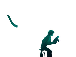 Alien Showdown Vinyl Car Decal Sticker – Waterproof & UV-Resistant 8"