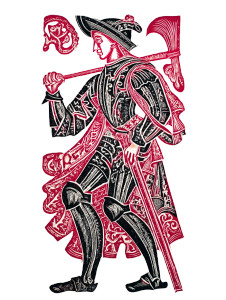 Dayman Woodcut Vinyl Car Decal Sticker – Waterproof & UV-Resistant 8"