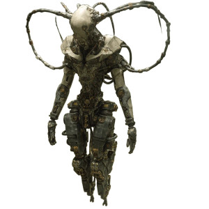 Flying Eel Robot Vinyl Car Decal Sticker – Waterproof & UV-Resistant 8"