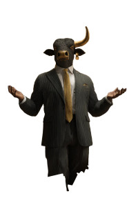 Taurus Investor Vinyl Car Decal Sticker – Waterproof & UV-Resistant 8"