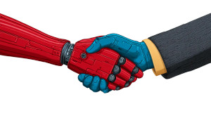 Robotic Human Handshake Vinyl Car Decal Sticker – Waterproof & UV-Resistant 8" Robotic Human Handshake Vinyl Car Decal Sticker – Waterproof & UV-Resistant 8"