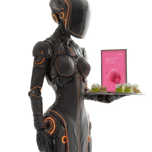 Robotic Gynoid Ad Vinyl Car Decal Sticker – Waterproof & UV-Resistant 8" Robotic Gynoid Ad Vinyl Car Decal Sticker – Waterproof & UV-Resistant 8"