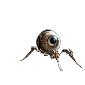 Robotic Eyeball Close-Up Vinyl Car Decal Sticker – Waterproof & UV-Resistant 8"